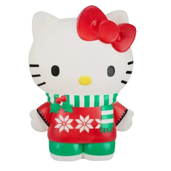 Hello Kitty Holiday Blow Mold Lights Up 26" LARGE VERSION Hard to Find NEW - Picture 5 of 5